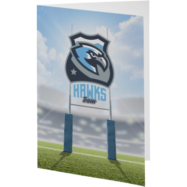 Logo trade advertising product photo of: Herald A5 greeting card