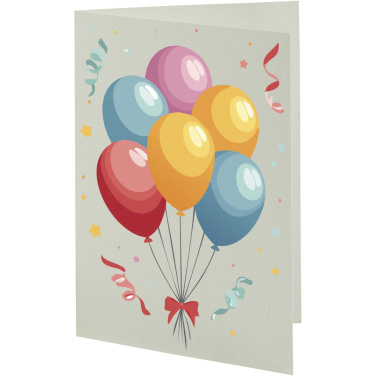 Logo trade corporate gifts image of: Herald A5 greeting card