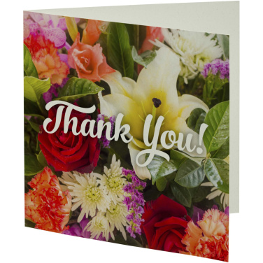 Logo trade promotional giveaway photo of: Herald square greeting card