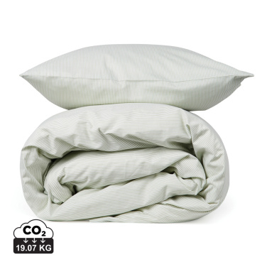 Logo trade promotional merchandise photo of: VINGA Montgomery premium cotton bed linen, 4 pcs set