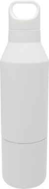 Logo trade business gift photo of: Odessy 600 ml RCS certified recycled stainless steel insulated bottle with 300 ml cup