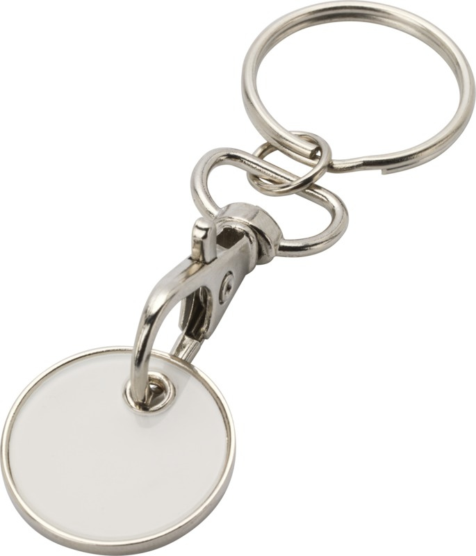 Logotrade promotional merchandise picture of: Rory keyring with trolley coin