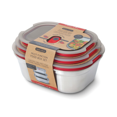 Logo trade promotional merchandise picture of: Black+Blum Mealprep Box 3pcs Set Small, Medium, Large