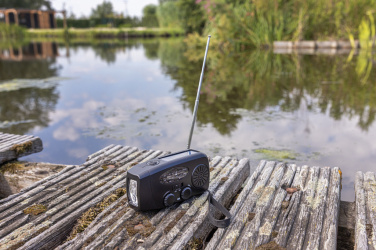 Logotrade promotional giveaway image of: RescueWave RCS recycled plastic emergency radio