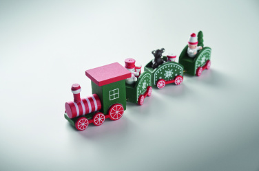 Logotrade promotional item image of: Wooden Christmas train