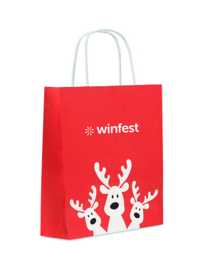 Logo trade promotional giveaway photo of: Gift paper bag small