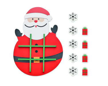 Logotrade promotional merchandise photo of: Christmas wooden tic tac toe
