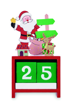 Logo trade corporate gifts image of: Christmas countdown calendar