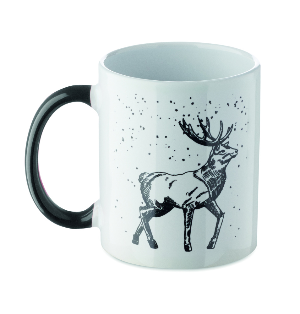 Logo trade promotional gifts image of: Seasonal ceramic mug 300ml