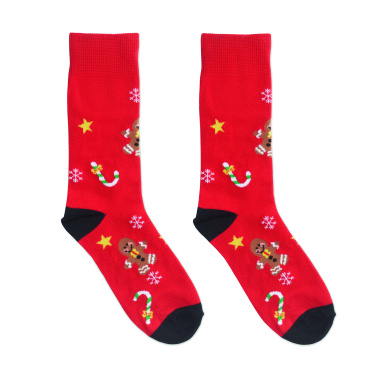 Logo trade promotional items picture of: Pair of Christmas socks M
