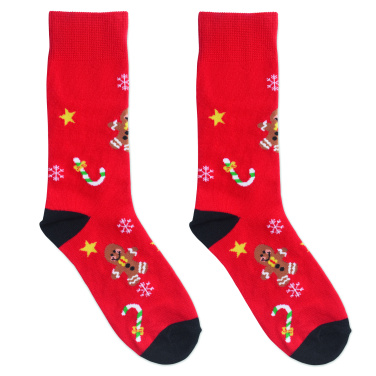 Logotrade corporate gift image of: Pair of Christmas socks L