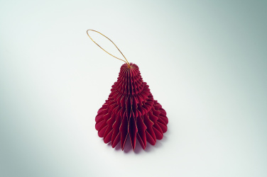 Logo trade business gifts image of: Christmas paper tree hanger