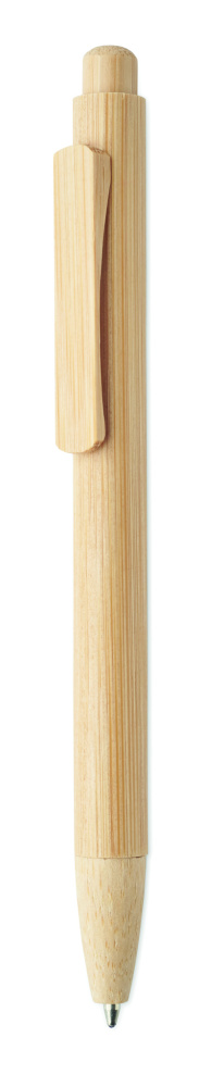 Logotrade promotional giveaway picture of: Bamboo automatic ball pen