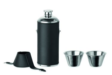 Logotrade promotional product image of: Hip flask with shot cups