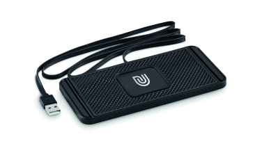 Logo trade promotional giveaways picture of: Pad car wireless charger 15W