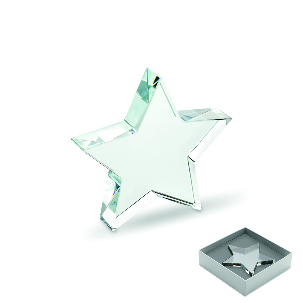 Logotrade advertising products photo of: Glass star award