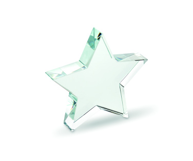 Logo trade promotional giveaway photo of: Glass star award