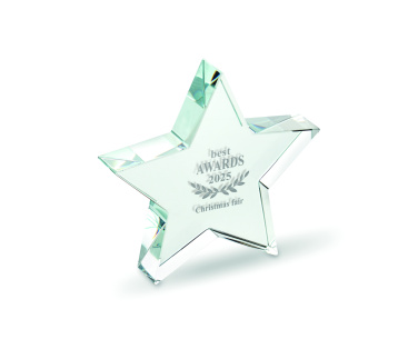Logo trade promotional item photo of: Glass star award