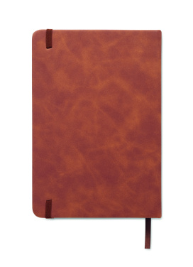 Logo trade promotional items picture of: A5 smokey PU notebook
