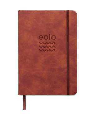 Logo trade promotional merchandise picture of: A5 smokey PU notebook