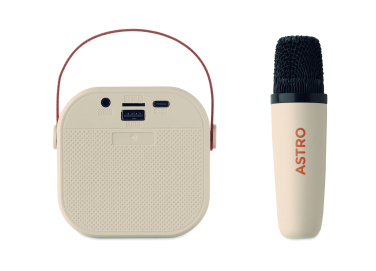 Logo trade promotional merchandise image of: Karaoke set speaker