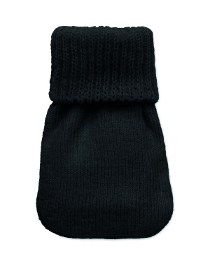 Logo trade promotional items image of: Hand warmer knitted polyester