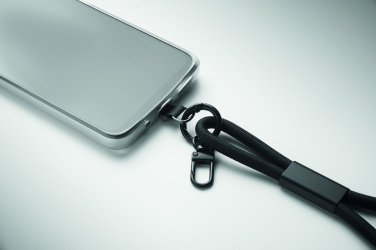 Logo trade promotional giveaway photo of: Charging phone wrist strap 60W