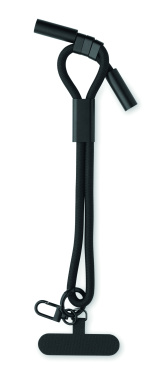 Logo trade promotional merchandise photo of: Charging phone wrist strap 60W