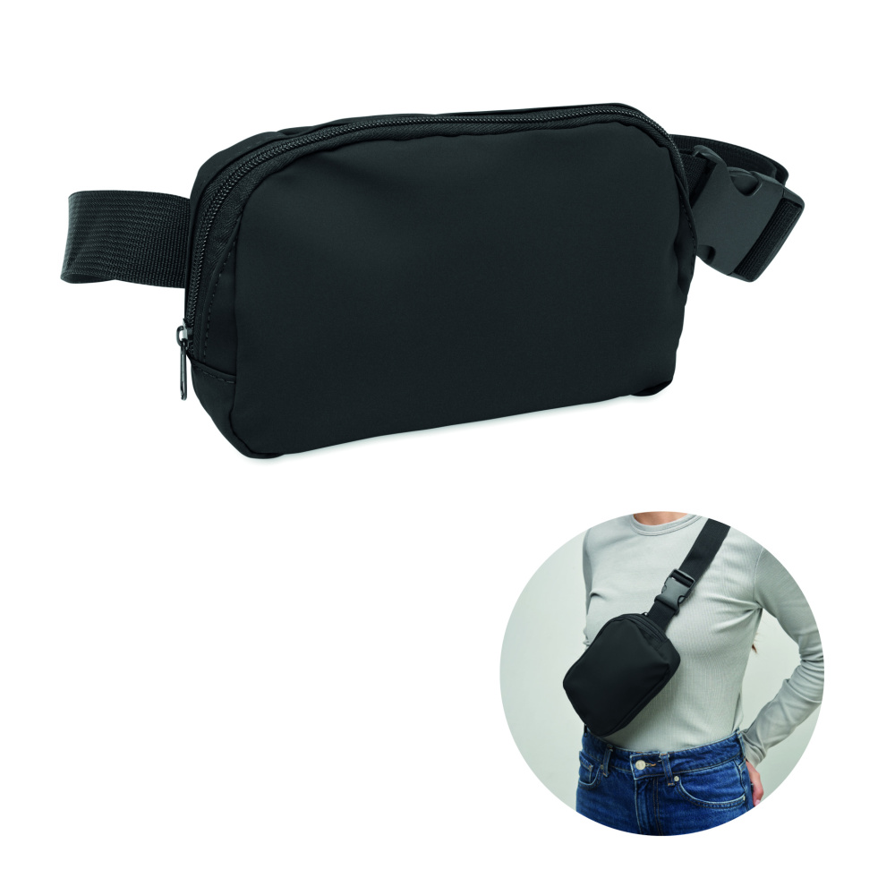 Logo trade advertising product photo of: Waist bag in 210D polyester