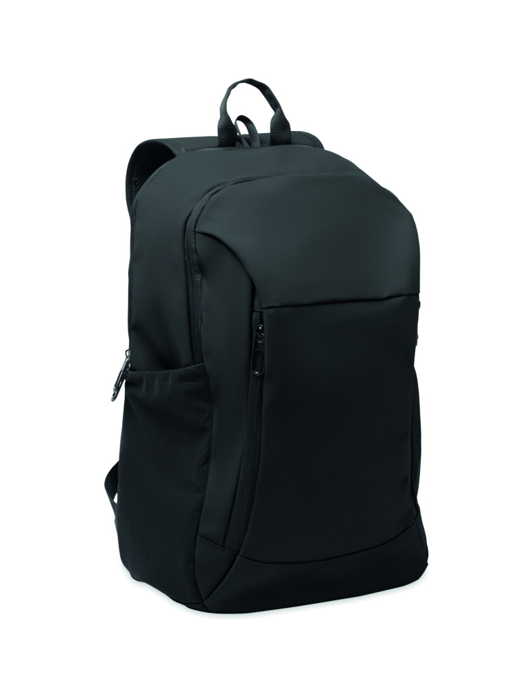 Logo trade advertising product photo of: 15" soft PU laptop backpack