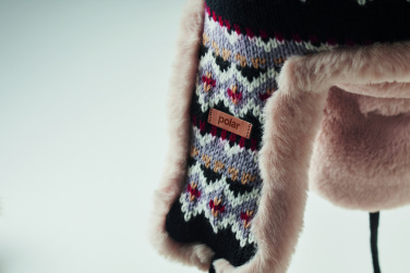 Logotrade advertising product image of: Knitted beanie with ear flap