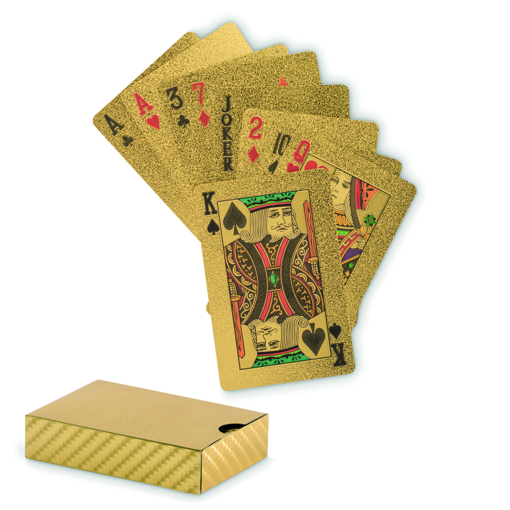 Logo trade business gift photo of: Waterproof playing cards