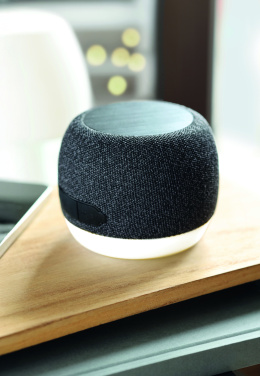Logo trade promotional merchandise picture of: 15W wireless charger speaker