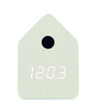 Logo trade promotional merchandise photo of: MDF cuckoo alarm clock