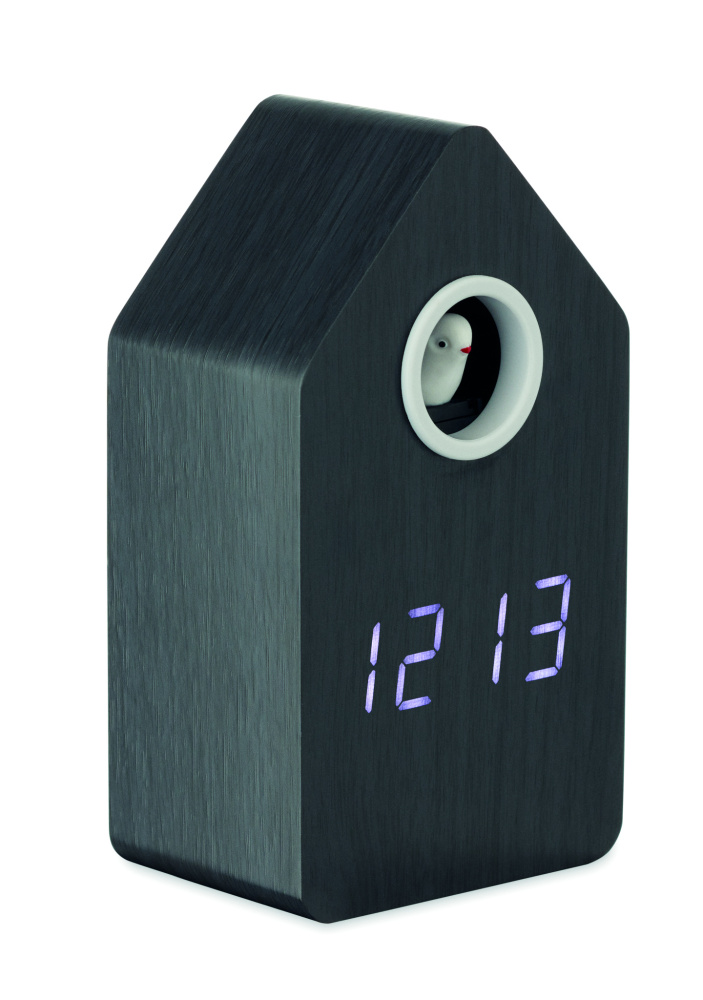 Logotrade corporate gift image of: MDF cuckoo alarm clock