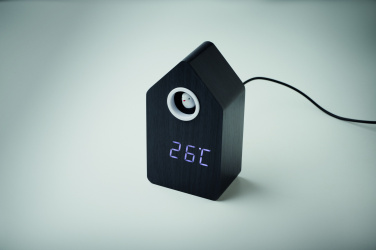Logotrade business gift image of: MDF cuckoo alarm clock