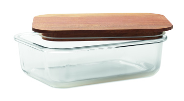 Logo trade promotional giveaways picture of: Glass lunch box 800ml