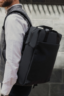 Logo trade promotional giveaways picture of: VINGA Baltimore RCS tote backpack