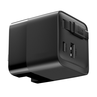 Logotrade advertising product picture of: Urban Vitamin Mendocino 65W GaN charger retractable cable