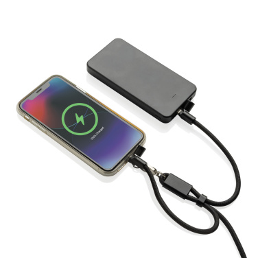 Logo trade promotional gifts picture of: LoopAmp RCS RPET adjustable phone wrist strap 60W cable