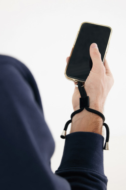 Logo trade advertising product photo of: CarryLoop RCS recycled PET adjustable phone holder wristlet