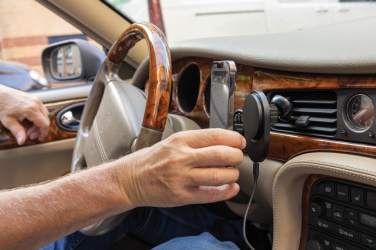 Logotrade promotional giveaway picture of: PowerCruze RCS rplastic 15W magnetic charging car holder