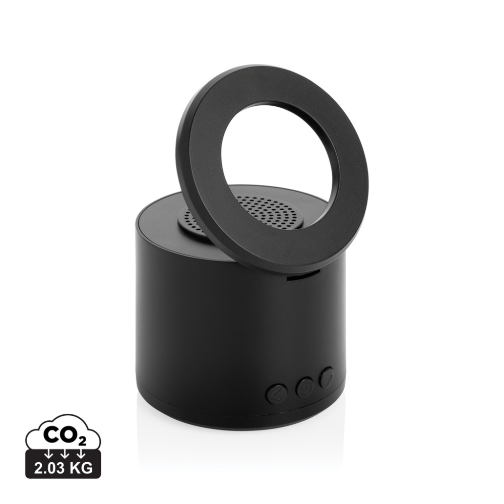 Logotrade promotional giveaways photo of: Magpulse RCS recycled plastic 3W speaker w/magnetic holder