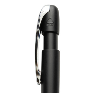 Logo trade advertising products image of: Glide GRS certified R-ABS Metal Clip Pen