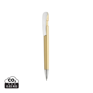Logo trade promotional gifts image of: Glide GRS certified R-ABS Metal Clip Pen