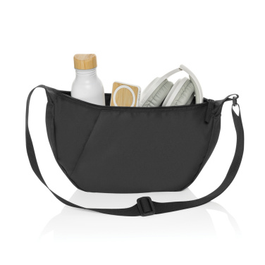 Logotrade promotional giveaways photo of: Crescent XL AWARE™ RPET half moon sling bag
