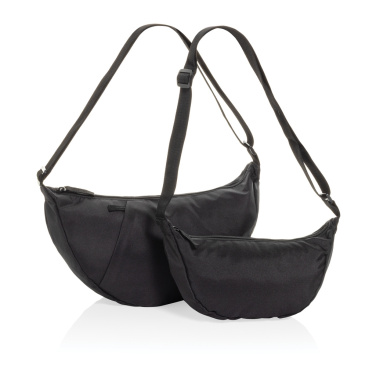 Logo trade promotional giveaway photo of: Crescent XL AWARE™ RPET half moon sling bag