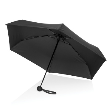 Logo trade promotional gifts picture of: 19.5" Aware™ RPET super mini manual 190T Pongee umbrella