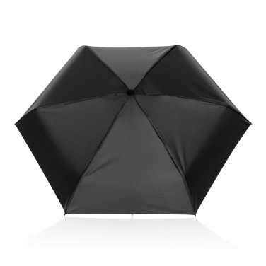 Logo trade corporate gifts image of: 19.5" Aware™ RPET super mini manual 190T Pongee umbrella