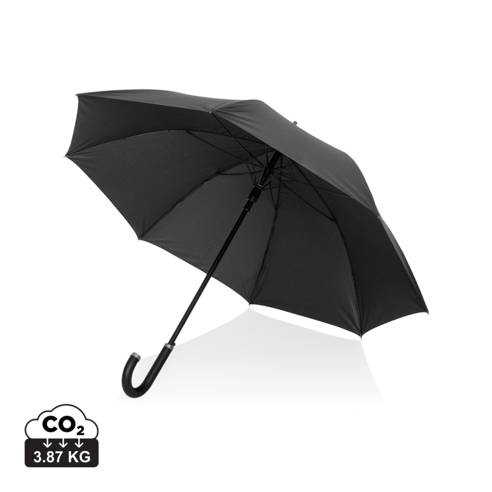 Logotrade promotional item picture of: Swiss Peak Vero Aware™ RPET 25” umbrella w luxe handle